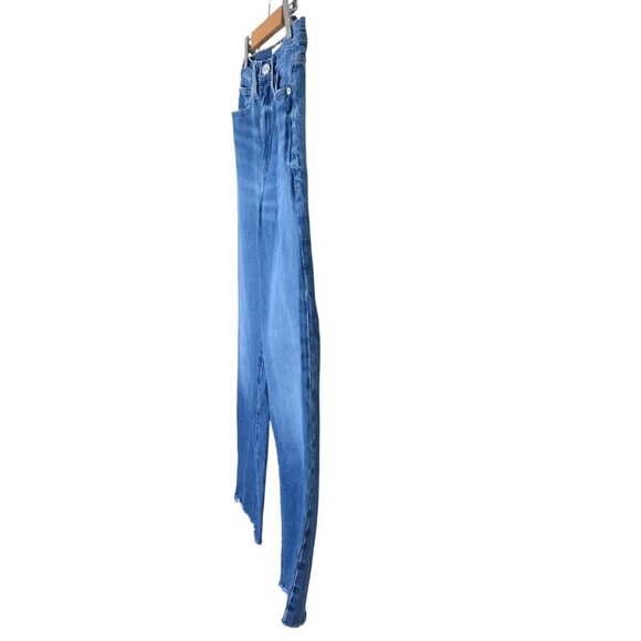 Frame Le Jane Crop High Rise  5 Pocket Zip Up Jeans Size 24 - Picture 5 of 10